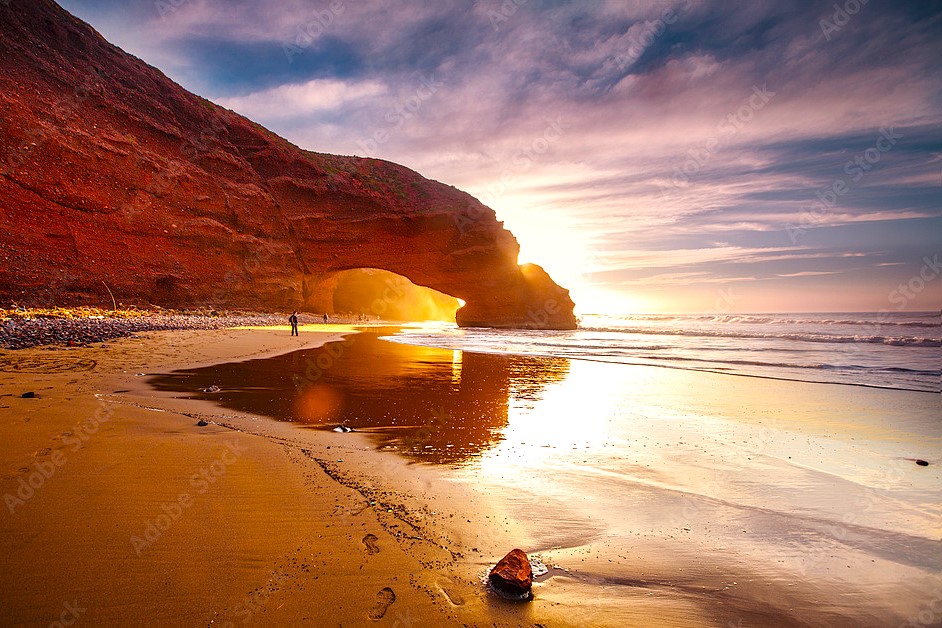 Legzira Beach Arch; Morocco’s Natural Masterpiece