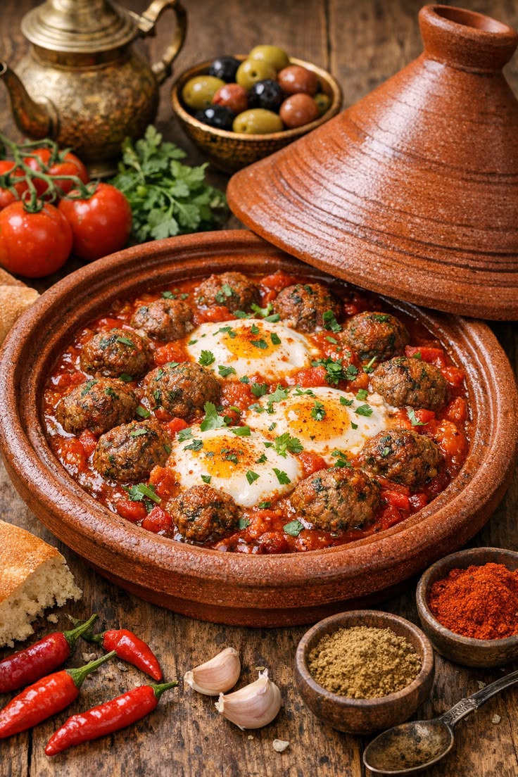 Moroccan Kefta Tagine Recipe – Juicy, Flavorful & Authentic